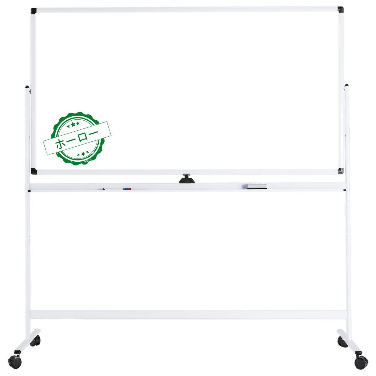 【送料込】ホワイトボード 1800×900mm 360°回転 ホワイトボード 1800×900mm 360°回転