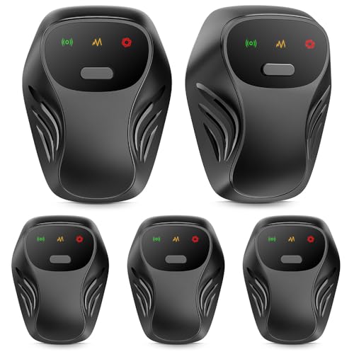 Repelente Ultrasónico de Plagas, 4 Pack Electrónico Repelente Mosquitos Insectos Control de Plagas,Repelente Ultrasónico Ratas para Interiores Anti Cucarachas, Moscas, Mosquitos, Ratones, Arañas