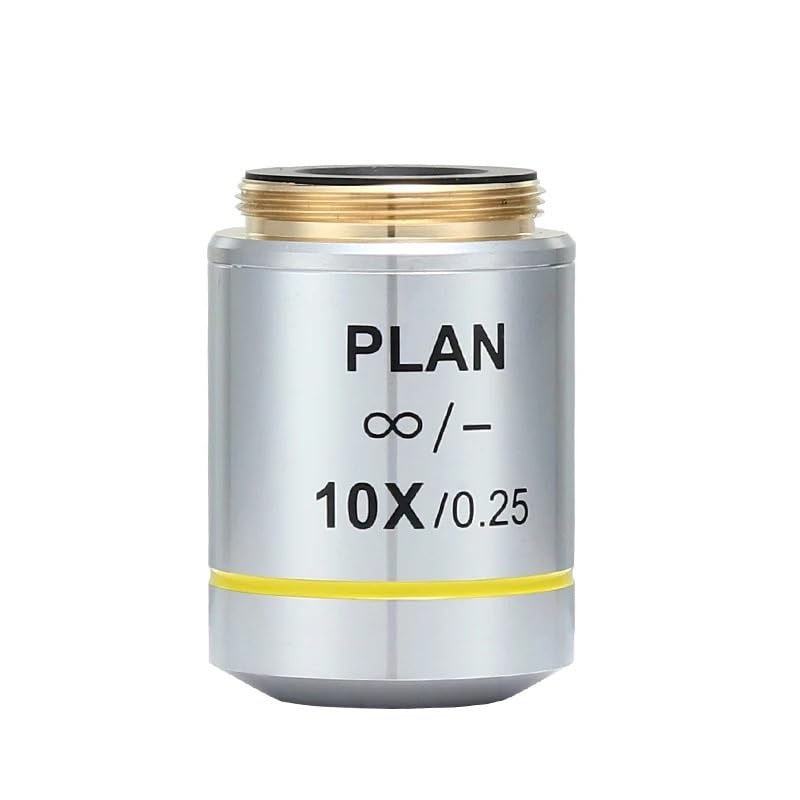 4X 10X 20X 40X 100X Infinity Plane Objective 195 Achromatic Objective for Microscope CX21 CX31 CX41 Series(Infinity 10X)