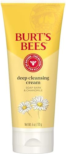 Burt's Bees Soap Bark and Chamomile Deep Cleansing Cream, 6 Oz (Package May Vary)