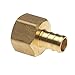 Produktbild PEX 1/2" x 1/2" Female NPT Threaded Adapter - Brass Crimp Fitting 10
