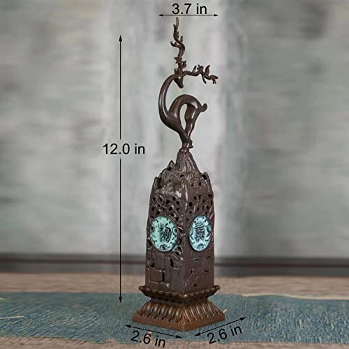 Antique Bronze Incense Sticks Holder Burner - Metal Brass Incense Cones Ash Catcher - Elegant Fragrance Accessories Home Decoration #TOP2