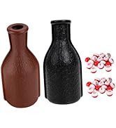 Toddmomy 2 Sets Pool Dice Shaker Dice Bottle Billiard Shaker Bottle Billiards Number Game Dice Bi...