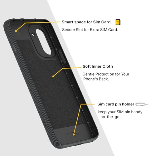 Image of Pikkme Back Cover for OnePlus 15R 5G Camera Protection 3D Hexa Cube Design Silicone Protective Bumper Case (Grey)