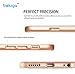 Apple iPhone 6S/6 Case, Beluga Fusion Dual Layer Protective Case [Champagne Gold] [100% Compatible with Full Screen Edge to Edge Tempered Glass Screen Protector] (Aluminum Bumper + Premium Clear TPU Case) (Designed for Gold iPhone 6S/6 4.7 inch) by Beluga - Hybrid Case Cover, Shock Absorbent, Ultra Slim, Anti Scratch, Transparent, Dual Layer [Champagne Gold]