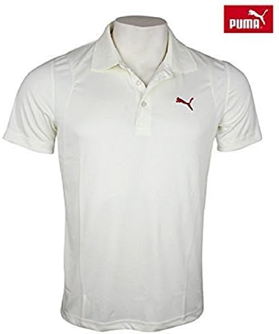 puma cricket white t shirt