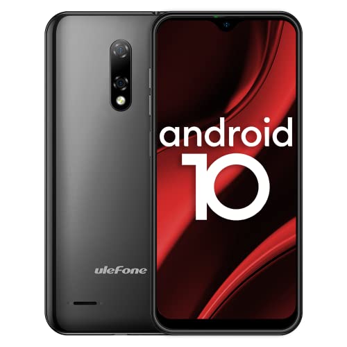 Ulefone Smartphone Pas Cher 4G, Note 8P Téléphone Portable débloqué Double SIM 5,5 Pouces, 16 Go ROM 128 Go Extensibles, Caméras 8MP, 3 Slots, Face ID, GPS Telephone Portable Pas Cher(Noir)