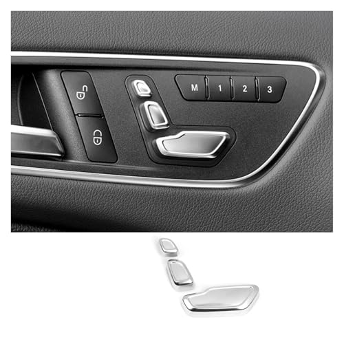 Interruptor de ajuste de asiento Benz Clase A B C E Juego de botones izquierdo 3 uds
