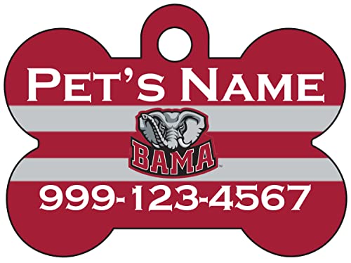 Alabama Crimson Tide Pet Id Dog Tag | Officially Licensed | Personalized for Your Pet