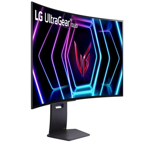 Image of LG 39 inch 21:9 Ultragear OLED WQHD 800R Curved Gaming Monitor (3440 x 1440) 240Hz, 0.03ms, G-Sync Compatible, AMD FreeSync, HDR True Black400, 1.5M:1 Contrast Ratio, Tilt,Height,Swivel, 39GS95QE