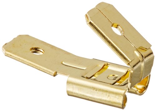 Connecteur mâle femelle adaptateur tab 0.6 x 0.1 cm cosse électrique à sertir en lot de 100 pièces