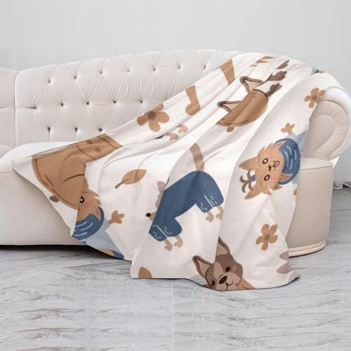 Manteau chaud en couverture polaire pour canapé et lit
