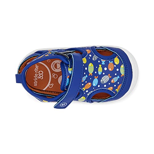 Stride Rite 360 Boys Wave Sandal, Blue #TOP4