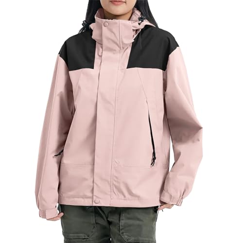 Veste imperméable femme avec coupe-vent détachable pour alpinisme et ski