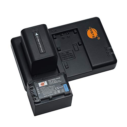 Batterie NP-FV70 de rechange et chargeur double pour caméscopes Sony DCR et HDR