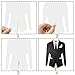 12Pcs Glitter Black Tuxedo Centerpiece Sticks Men's Suit Centerpiece for Table Bridal Shower Party Decorations for Father's Day Bride Groom Engagement Wedding Bridal Shower Party Supplies