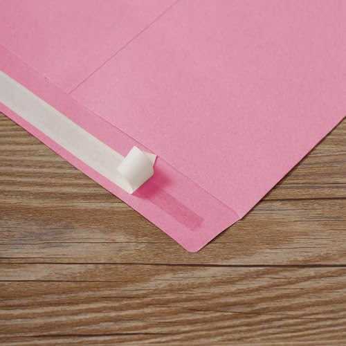 Tanshuqin Envelopes de catálogo auto-selados rosa 23 x 32 cm para cartões de convite, organização e