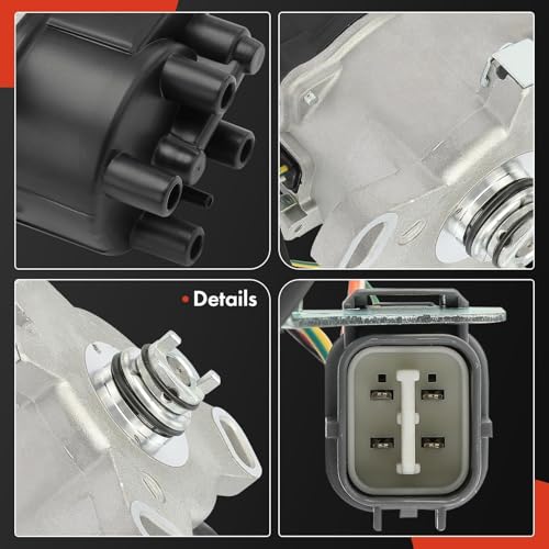 A-Premium Ignition Distributor with Cap and Rotor Compatible with Honda Accord 1998 1999 2000 2001 2002 2.3L by A-premium - Image 7