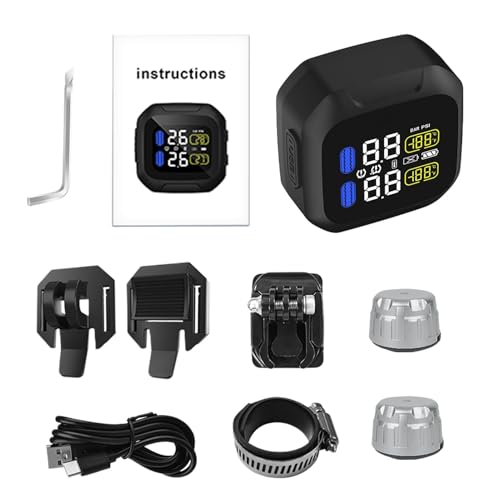 Système de la pression des pneus pour moto intelligent lors de vos road trips