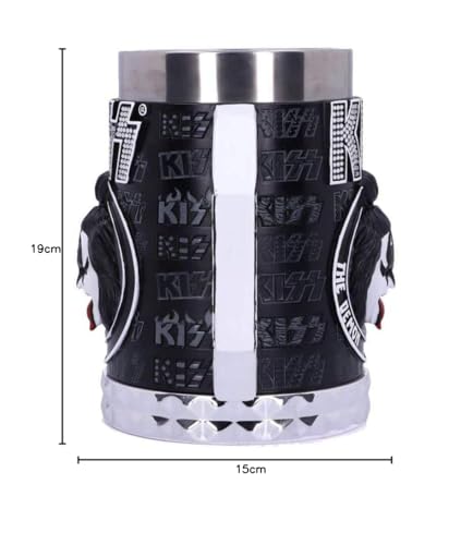 Nemesis Now Licencia Oficial Kiss Glam Range Gene Simmons The Demon Tankard Negro (B5187R0)