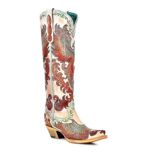 Corral Boots Women's White Handcrafted Western Boots | Snip
