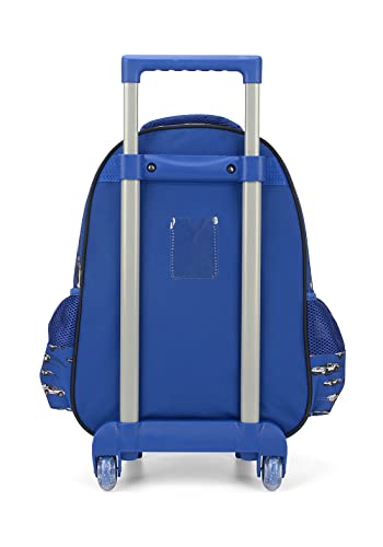 Mochila Infantil Hot Wheels com rodinhas