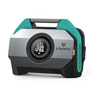 ETENWOLF VORTEX S6 Tire Inflator Portable Air Compressor, Cordless Air Pump