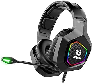 Soulion Tracer 30 PC Gaming Headset, Virtual 7.1 Stereo Surround Sound Headphones