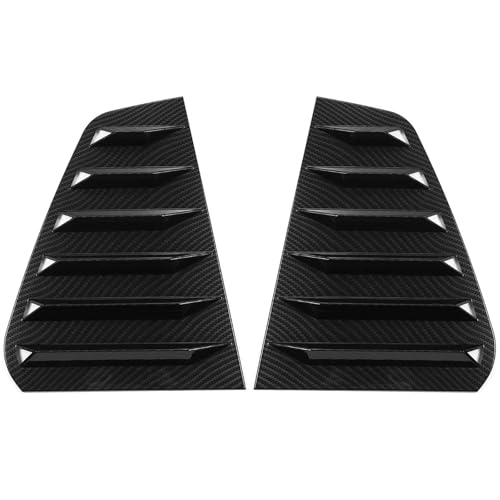 Auto Parts Window Louvers Air Cover Matte Black Compatible for VW Golf Mk7.5GTI 2014-2019