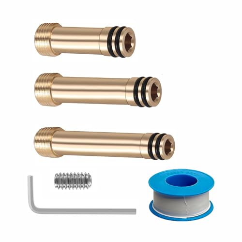 BE-TOOL Shower Supply Adapter Kit 1247984/1247985/1247986, Compatible with Kohler K-98350 Wall Supply Elbow, Solid Brass Construction