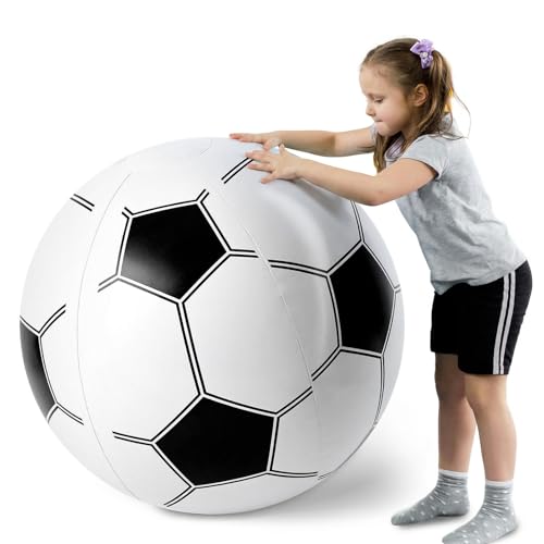 AMOR PRESENT Inflatable Soccer Balls, 27-inch Beach Ball
