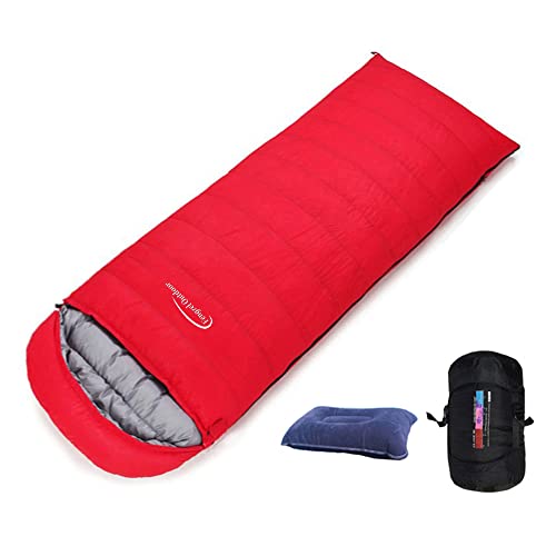 Fengzel Outdoor 寝袋 封筒型 高級ダウン詰め 足が出せる 連結可能 アウトドア 車中泊 暖かい シュラフ