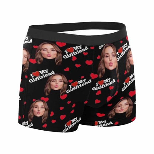 Custom Men's Underwear Boxer Briefs with Face Personalized Underwear Valentines Wedding Gift for Men Husband3