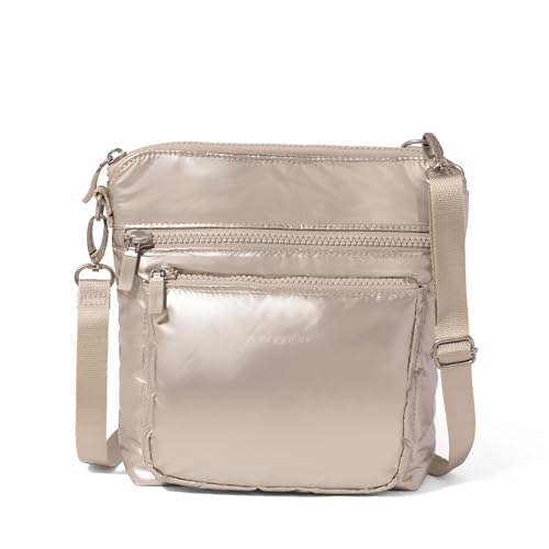 Image of Baggallini Modern Pocket Crossbody Bag for Women, 8.5 inchx8.5 inch Handbag Purse with RFID, Lightweight Water-Resistant
