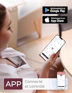 Momcozy Tire-Lait Electrique Main Libre Portable, Mobile Flow | M9 Amélioré, Contrôle par Application avec Modes Personnalisés et 15 Niveaux, Double Scellé 24mm (2, Rouge)