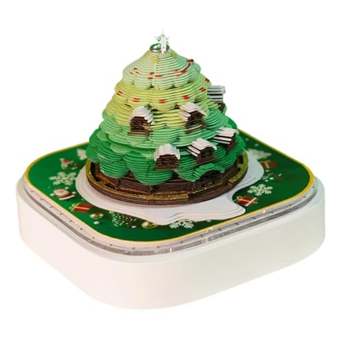 Calendario 2026, calendario de árbol de Navidad 2026, planificador de escritorio decorativo iluminado, para profesores, estudiantes, adultos, Navidad, hogar, trabajo, estantería, dormitorio, mesita de - imagen 8