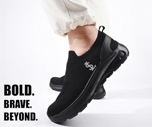 Image of LOUIS STITCH Men's Lightweight Athleisure Sport Shoes | Ultra Cushioned Sole | Slip-On Sneaker and Athleisure Wear | Perfect for Casual, Gym & Travel Wear | LS-AT-FK-
