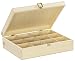 Produktbild LAUBLUST Große Teekiste 12 Fächer - ca. 29 x 22 x 8 cm, Natur, FSC® - Holz-Teebox mit Metall-Verschluss | Aufbewahrungskiste | Teebeutel-Spender | Küchenbox | Geschenkkiste für Teeliebhaber