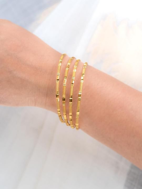 Image of Zeraki Jewels Women's Traditional Gold Plated Bangles Set | Elegant Designer Kada Bangles | Classic Ethnic Jewellery for Women & Girls | Perfect for Wedding, Festive & Daily Wear