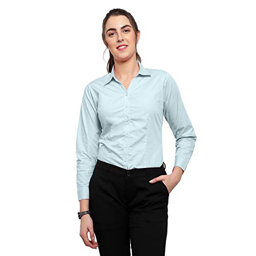 Image of Blue RoninWomen Stylish Western Official Formal Shirts for Women Regular fit Shirts for Women