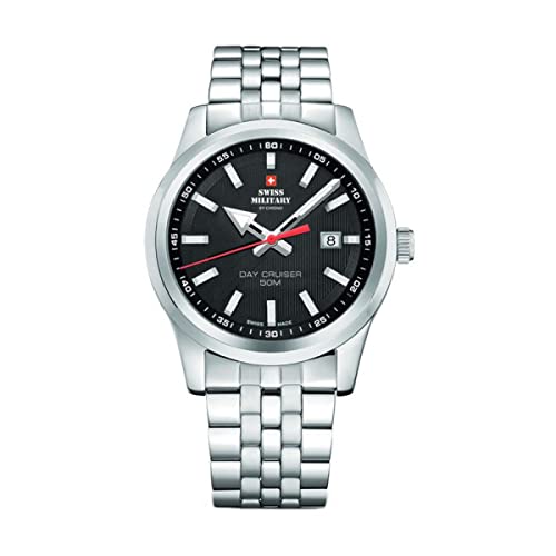 Reloj Swiss Military SM34091.01 Day Cruiser con esfera negra de alta gama 1