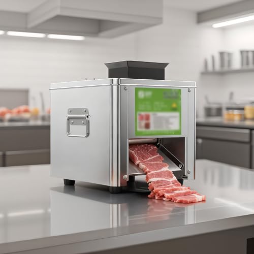 Cortadora de carne eléctrica 850W acero inoxidable