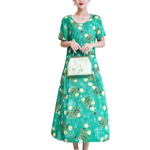 Robe d'été décontractée confortable avec poches latérales pour femme