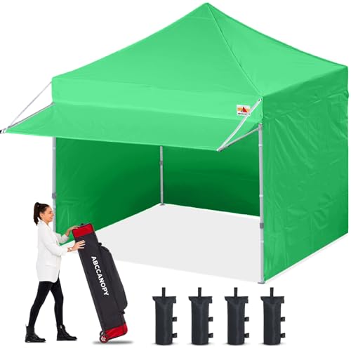 Image of ABCCANOPY 10x10 Commercial Pop up Canopy Tent with Awning Sidewall