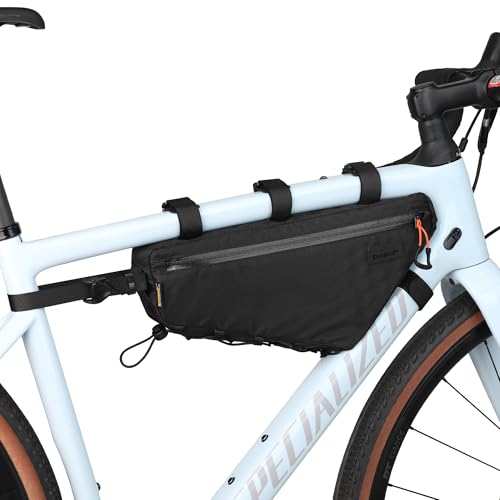 Sac de cadre vélo triangulaire Rhinowalk BHD0018 étanche de 2,9L avec fermetures YKK
