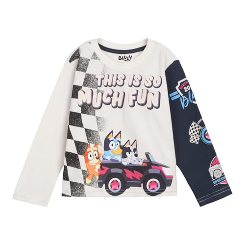 Image of Bluey T-Shirt and French Terry Jogger Pants Outfit Set Infant to Big Kid Sizes (12 Months - 10-12)