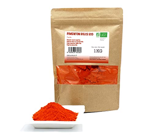 FRISAFRAN - Paprika Bio en Poudre - (Doux, 1Kg)