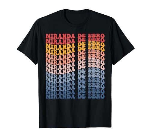 Ciudad de Miranda de Ebro, estilo retro Camiseta