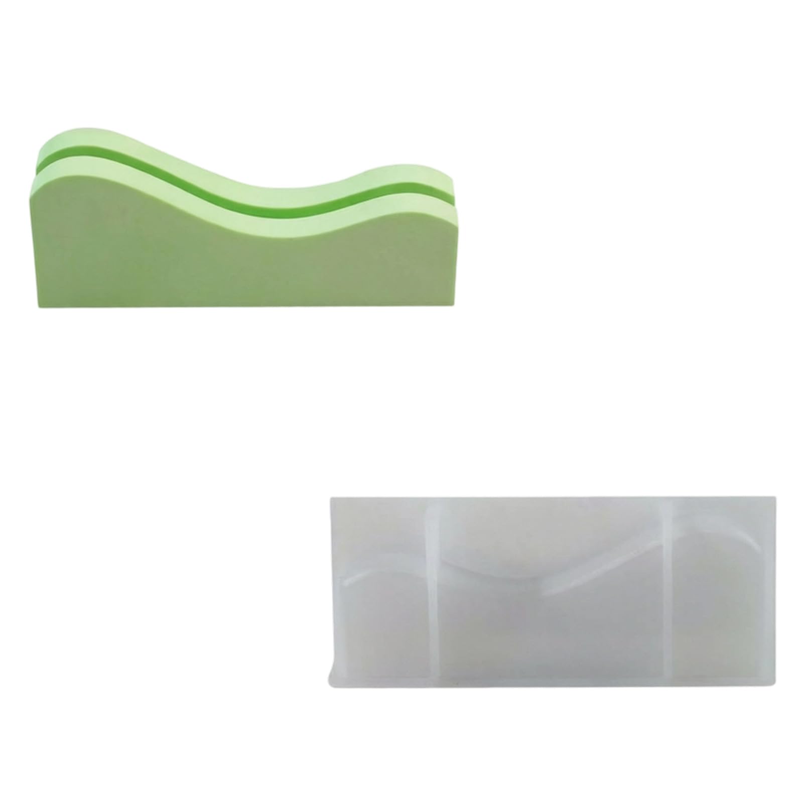 FGDTREE Decorative Base Silicone Form for Desktop Accent Projects, Casting Mold for Resin, Plaster, and Wax Decor Base Casting Form Desktop Display Mold Silicone Plaster Wax Soft