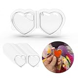 32-Pack Beanie Baby Heart Tag Protectors – Fits Ty Heart-Shaped Hang Tags – Clear Plastic Sleeves for Beanie Babies, Boos, Buddies, Kids, Classics – Tag Covers for Collectors
